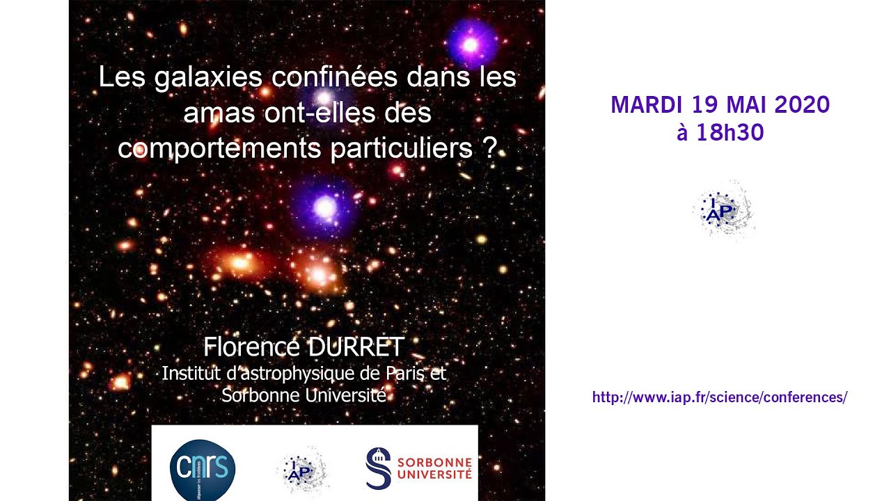 LES GALAXIES CONFINÉES DANS LES AMAS ONT ELLES DES COMPORTEMENTS PARTICULIERS ?