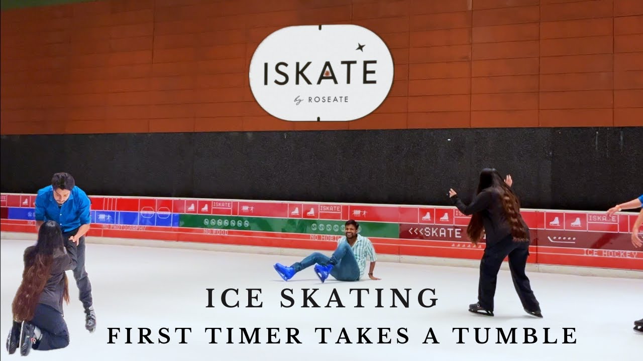 Ice skating in Ambience mall, Gurugram YouTube