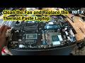 How To Clean the Fan and Replace the Thermal Paste Dell Precision 7560 Laptop | refix #31