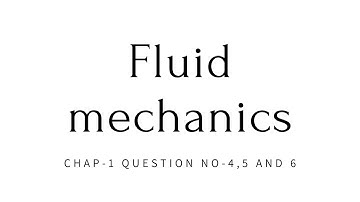 Fluid mechanics numericals | Chapter-1 |  Question no-4,5,6 | Gate-PYQ #abikstudy