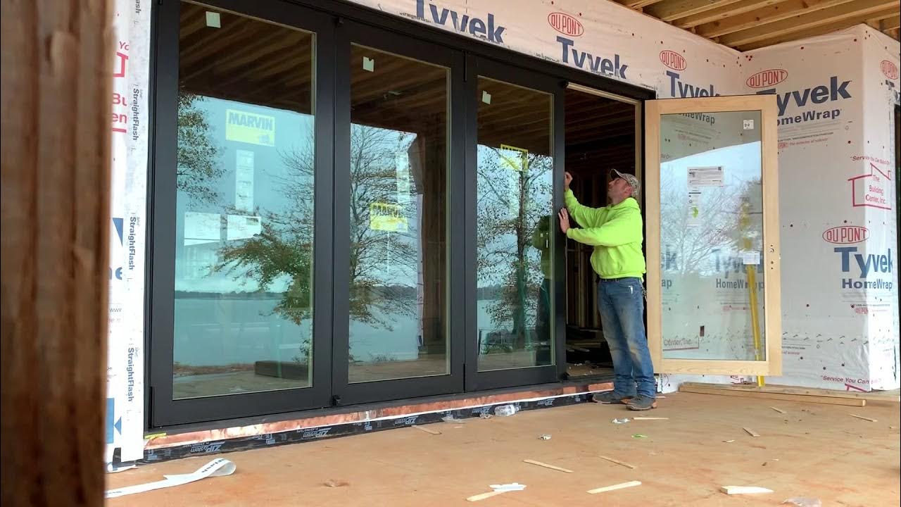 Marvin Ultimate bifold door install complete YouTube