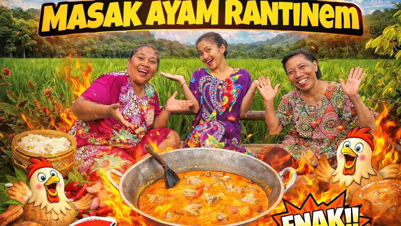 BANUNG MASAK AYAM RANTINEM TERYATA RASANYA DI LUAR DUGAAN 