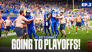 The Dome Was ELECTRIC Before the Playoffs! | Battlehawks Gameday Vlog 🦅