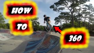 How to 360 BMX Flyout! The Easy Way (how to 360)