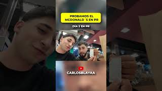El McDonald’s en Puerto Rico es…😭