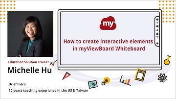 【myViewBoard How-Tos】ep5: How to create interactive elements in myViewBoard Whiteboard
