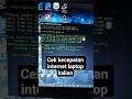 cek kecepatan internet saya? dengan satu perintah ini! #computer #ping #tips