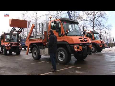 Onlinemotor Unimog U 323 mit Absetzer von Jotha Unimog WinterTour 2019  Schluchsee 