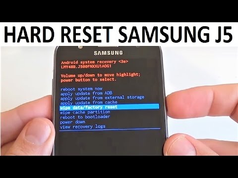 Video: Paano ko i-hard reset ang aking Samsung Galaxy on5?