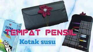 Diy Kotak Susu Jadi Tempat Pensil