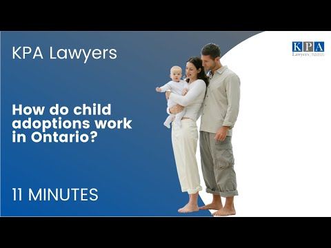 How do child adoptions work in Ontario?