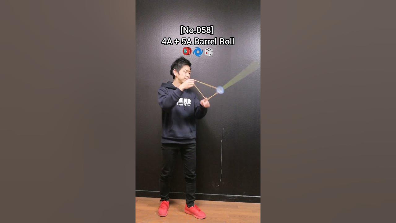 [No.058] 🪀Today's YoYo Trick & Tutorial 4A + 5A Barrel Roll🪀🌀🎲 yoyo