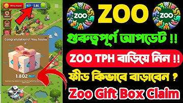 Zoo Airdrop Feedly| Zoo Mining Attraction Animal Buy | Zoo Airdrop Gift Box Claim