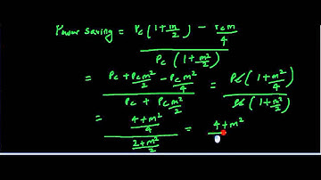 How to calculate Power saving  in SSB Modulation?