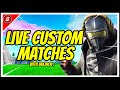 CUSTOM MATCHMAKING EU LIVE SOLO DUO SQUAD SCRIMS FORTNITE LIVE CUSTOM GAMES