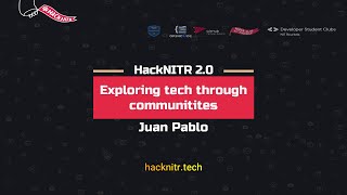 Exploring Tech through Communities | HackNITR 2.0 Hackathon