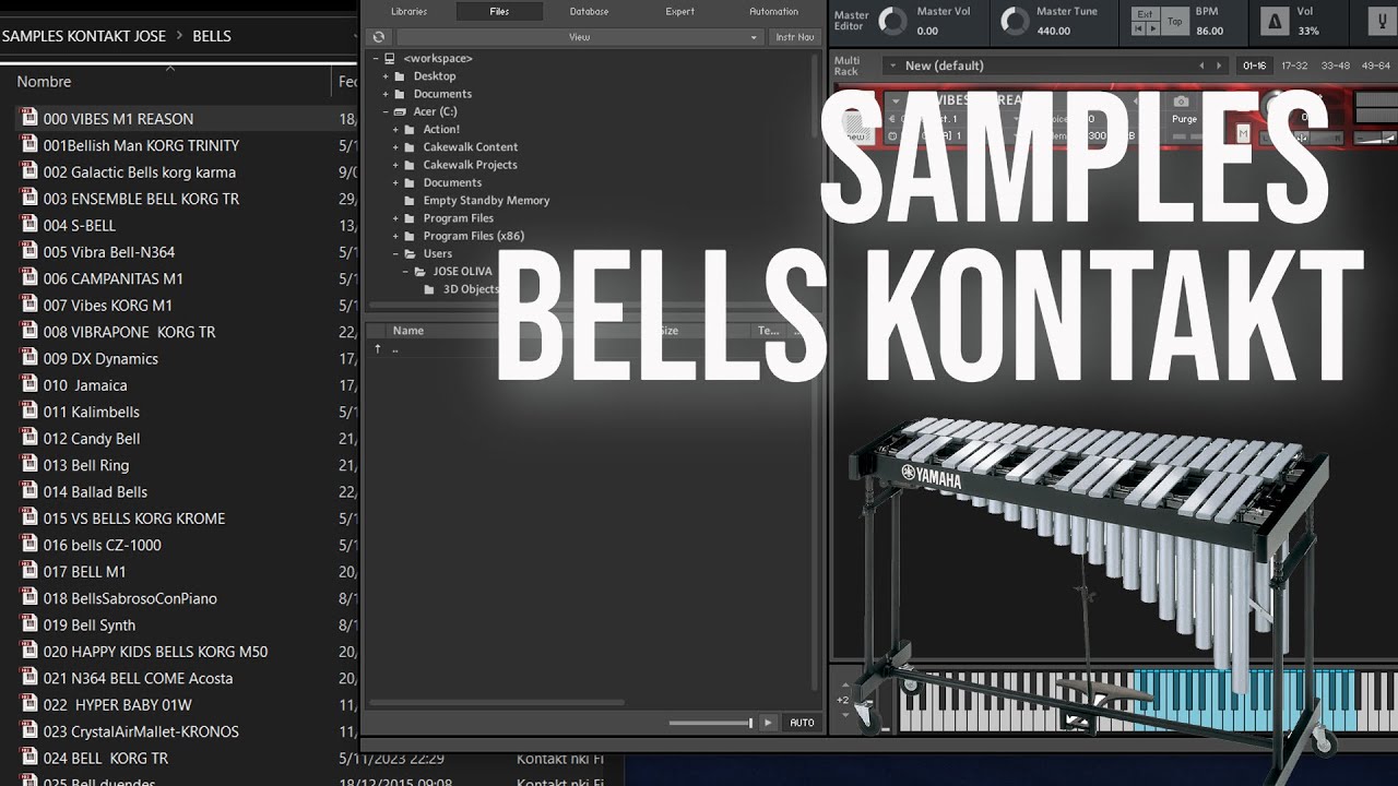 SAMPLES DE BELLS PARA KONTAKT 2023 LISTADO DE SONIDOS YouTube