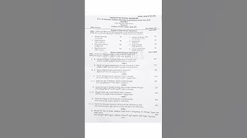 B.A. Palamuru University History question paper sem IV - 2024