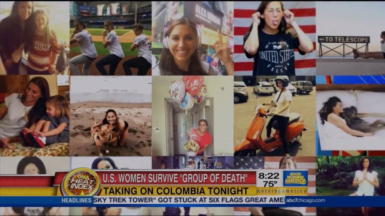 Alex Morgan, Abby Wambach, Sydney Leroux, & Rapinoe GMA Interview | LIVE 6 22 15