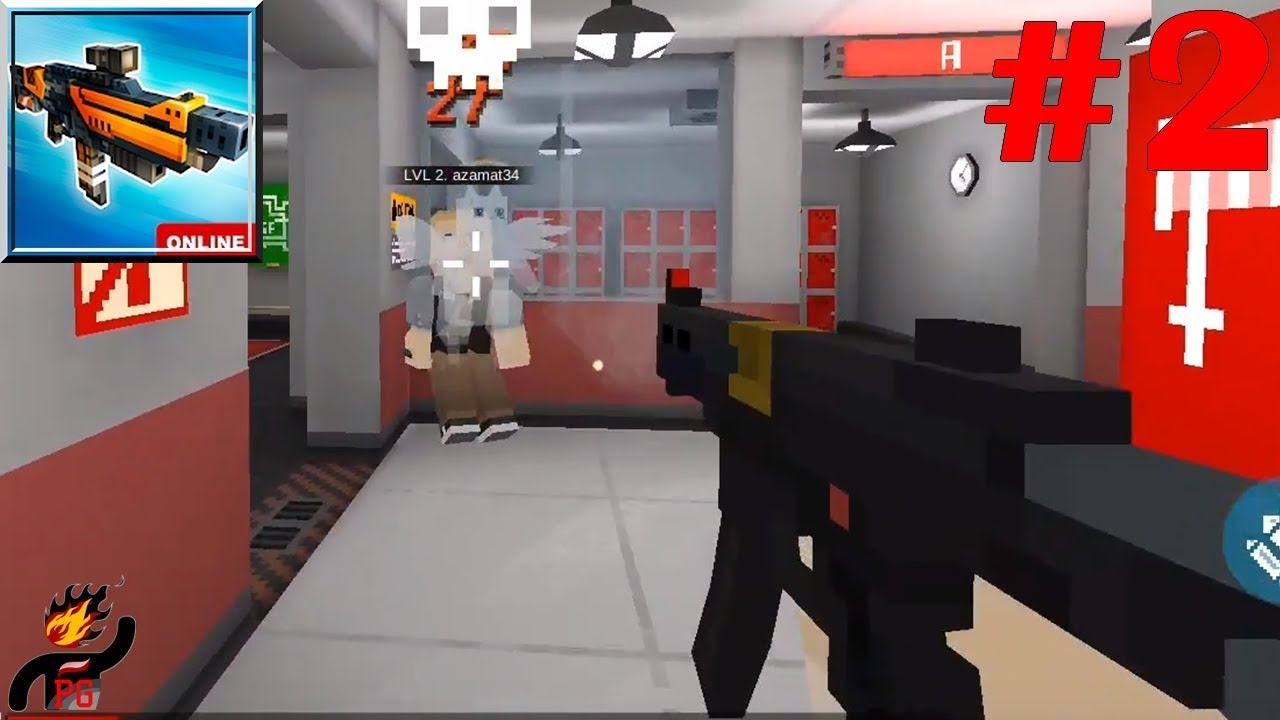 Mad GunZ - FPS online shooter, map craft Walkthrough Part 2 (by Mad Pixel LTD) / Android Gameplay HD