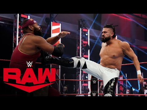 Angelo Dawkins vs. Andrade: Raw, Aug. 10, 2020