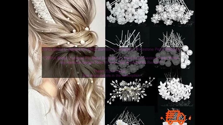 1005005214406149 20Pcs Bridal U shaped Pin Metal Barrette Clip Hairpins Rhinestone Pear
