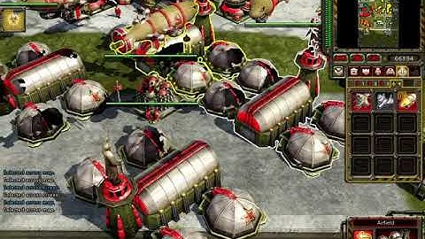 Red Alert 3:Uprising Soviet Gameplay (Kirov Airship Surprise Attack)