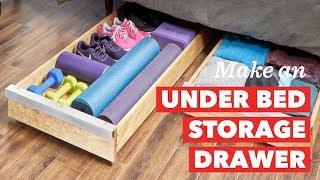 DIY Under the Bed Storage Drawer Plans - A Butterfly House
