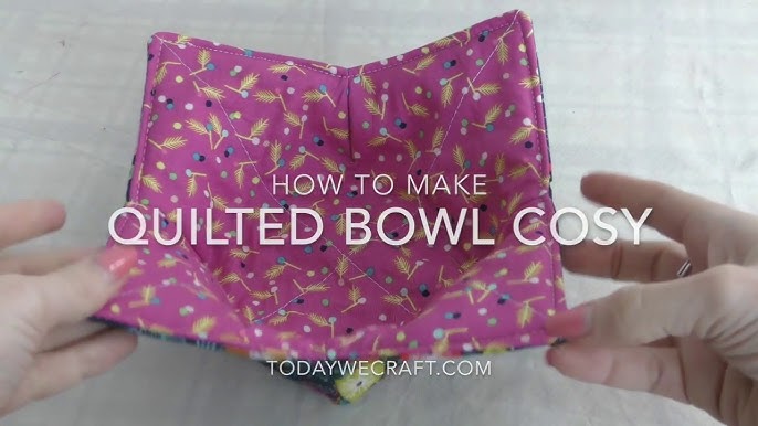 🧵 🍲 How to Sew a DIY Soup Bowl Cozy 