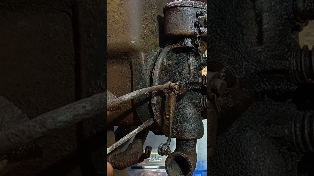 Kleiner Rückblick, vor drei Monaten habe ich den Motor zerlegt,  er sah gut verdreckt aus 