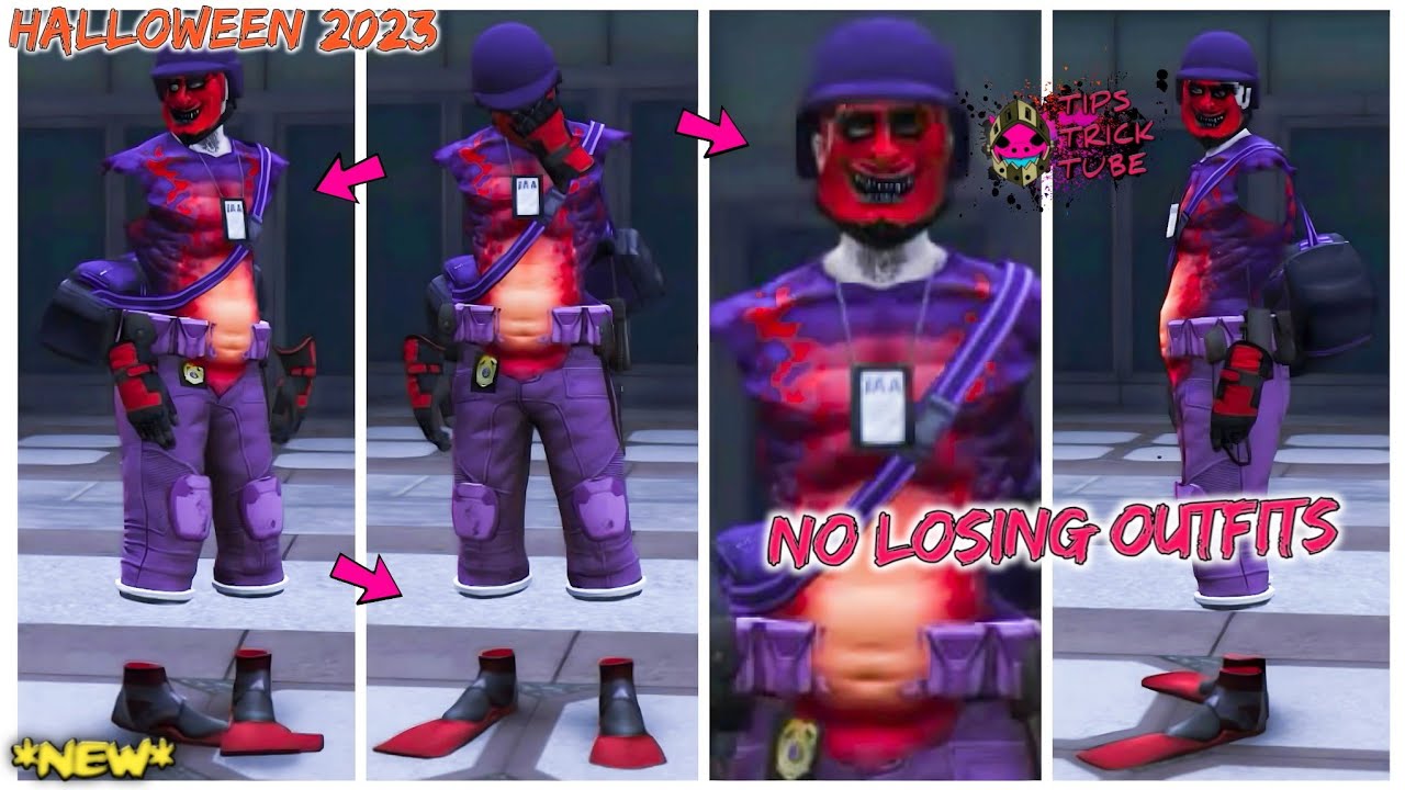 HOW TO GET *RARE* HALLOWEEN MODDED OUTFITS in GTA 5 ONLINE! (Halloween