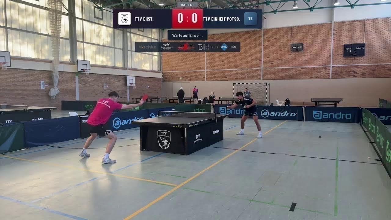 Live streaming of TTV Eisenhüttenstadt e.V. (Tischtennis)
