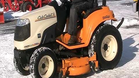 CUB CADET 7284 Tractor 60" Mower CAT DIESEL