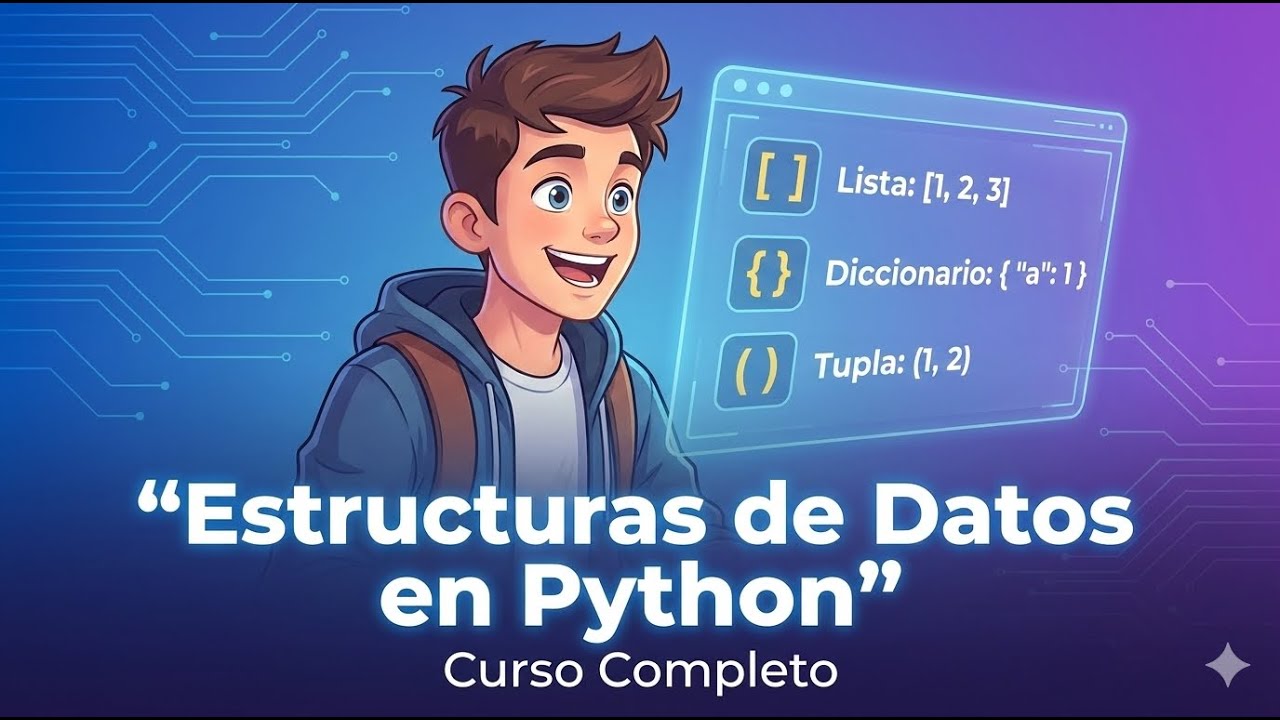 Estructuras de datos con Python en 7 minutos: Listas, Tuplas y Diccionarios