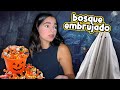 PROBANDO DULCES AMERICANOS DE HALLOWEEN EN UN BOSQUE EMBRUJADO 🎃👻