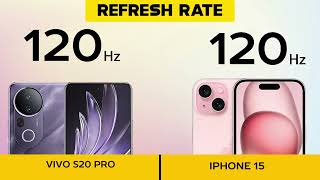 Vivo S20 Pro VS iPhone 15 - Full Comparison ⚡Which one is Best