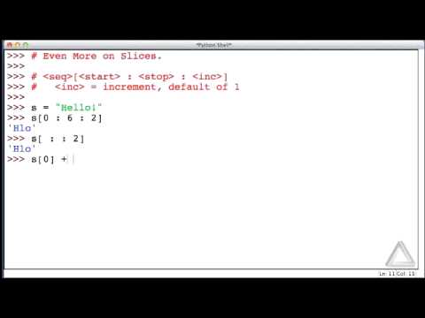 Unit 09 Video 10: Even More Slices