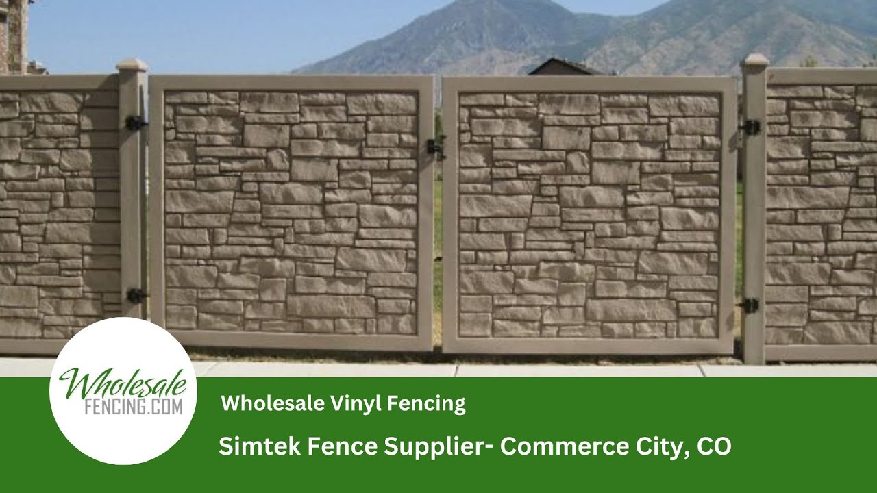 Simtek Fence Supplier Commerce City, CO - Wholesale Vinyl Fencing