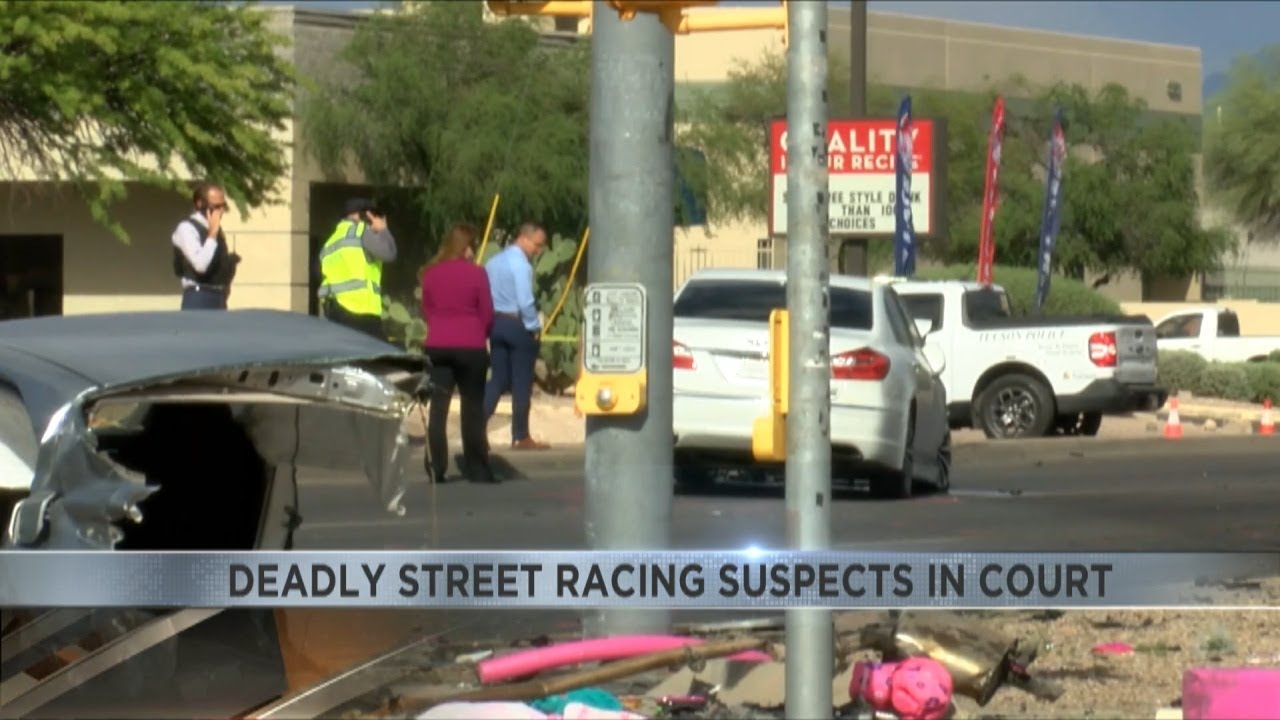 Deadly Tucson street racing suspects appear in court - YouTube