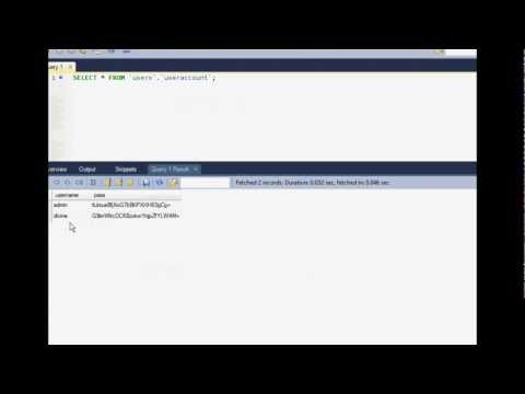 Week 2: Login with Password Encrypting Tutorial