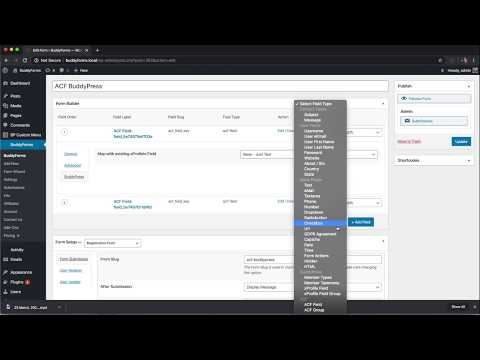 Sync Advanced Custom Fields (ACF) With BuddyPress xProfile Fields
