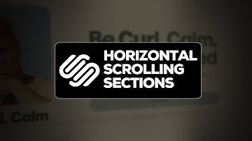 How to Create Horizontal Scrolling Sections in Squarespace 7.1 | Step-by-Step Tutorial