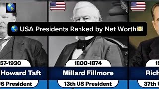 🌎 USA Presidents Ranked by Net Worth 🇺🇸