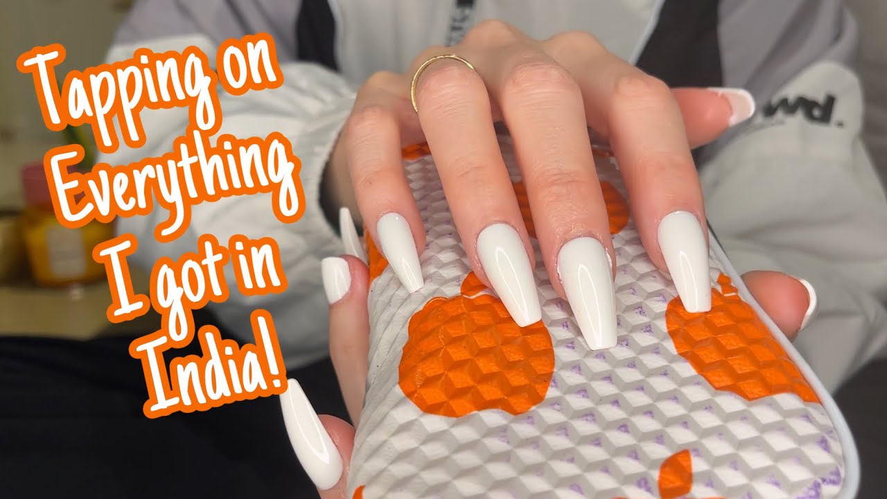 ASMR * Tapping & Scratching on my India Haul! * No Talking * ASMRVilla