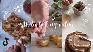 Wind down - relaxing baking videos (tiktok compilation) | Aesthetic Finds