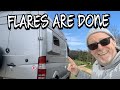 Installing side Flares and fitting a bigger better mattress in my Sprinter Campervan Conversion