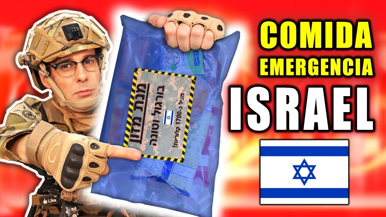Probando COMIDA de EMERGENCIA de ISRAEL | MRE 24 Horas