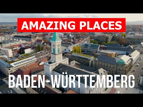 Travel to Baden-Württemberg, Germany | Cities, tourism, vacation, overview, tours | Drone 4k video