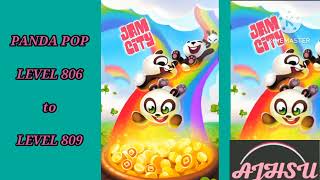 PANDA POP LEVEL 806 to LEVEL 809