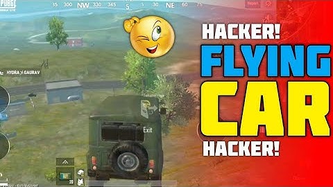 pubg hacker flying car||  pubg